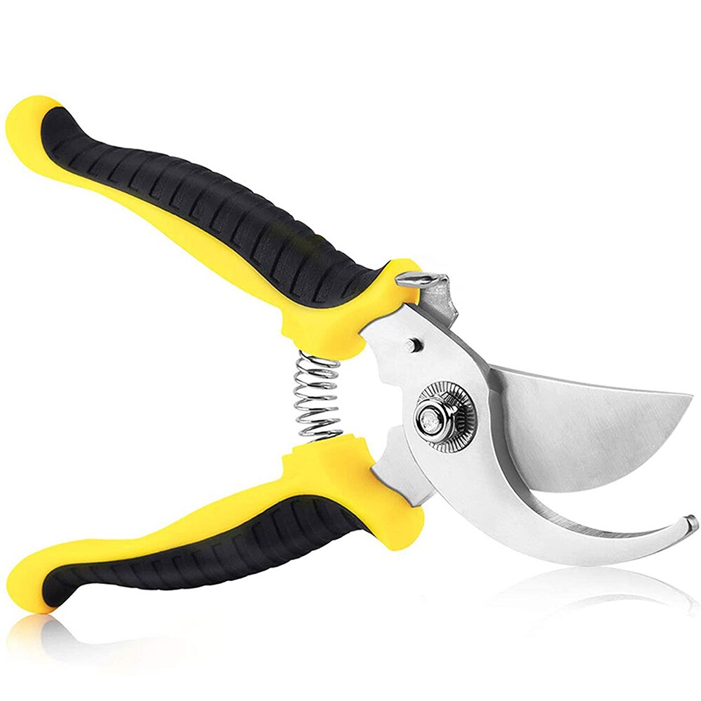 Tijeras de podar de mano para jardinería, podadora de árboles y jardín, tijeras de trinquete, tijeras de podar para plantas de jardinería