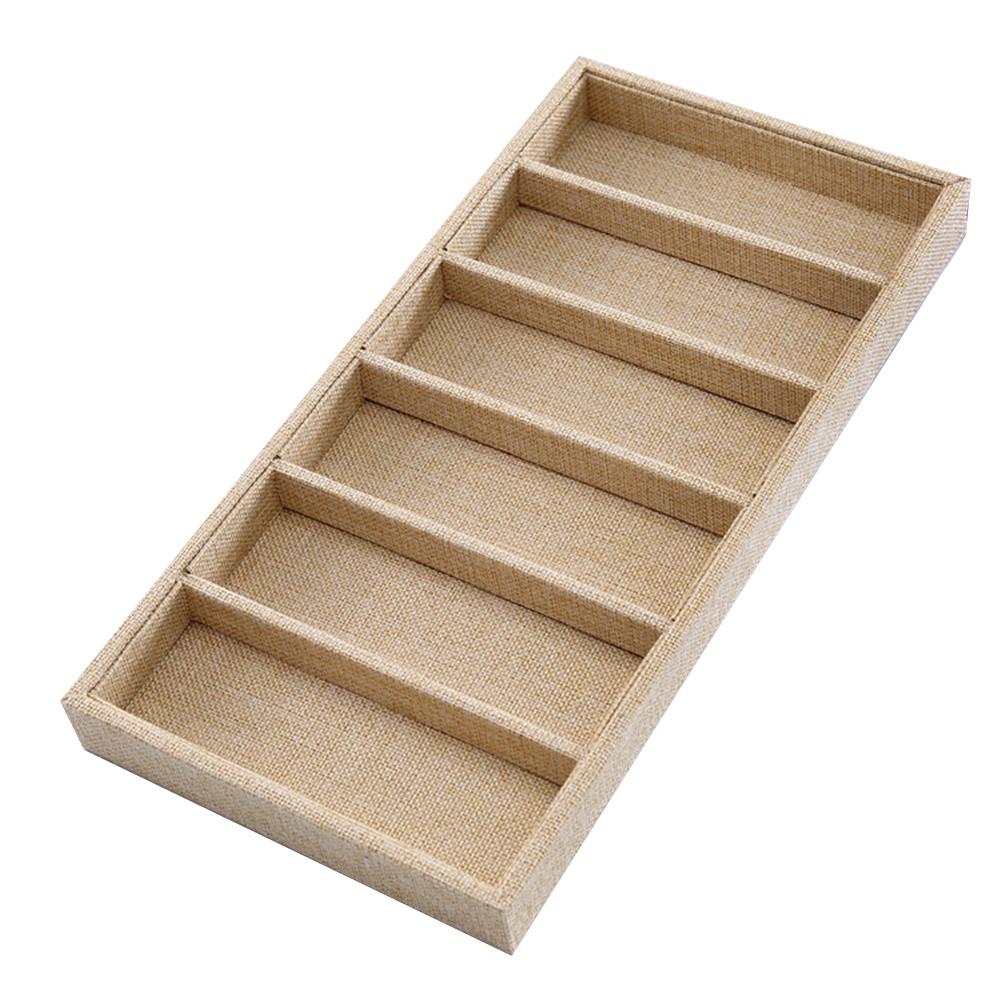 Sonnenbrille Lagerung Kasten Brillen Anzeige Regal Sonnenbrille Schmuck Organizer Gläser Anzeige Lagerung fallen Für Schmuck Uhren: Leinen-