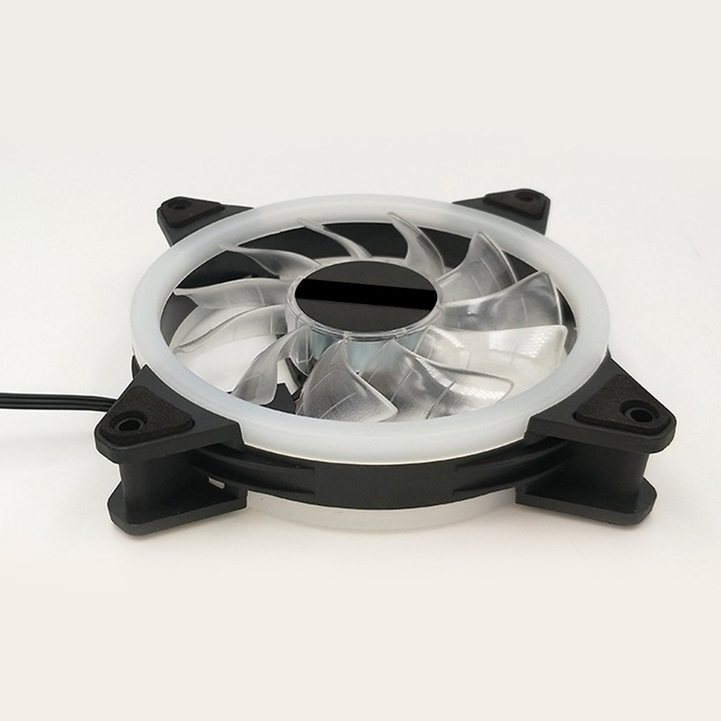 120mm PC Computer Case Fans Ultra Silent LED Cooling Fan 12VDC 3P IDE 4Pin Radiator CPU Cooler Fan With Anti-Vibration Rubber: Pink