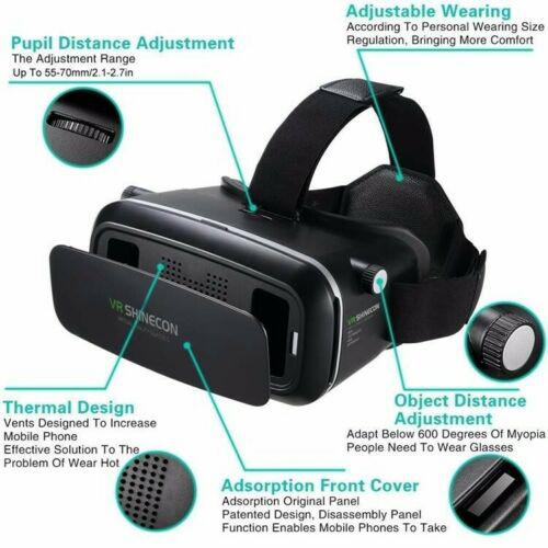 3d lasillista virtuaalitodellisuuskuulokkeet vr box android iphone samsungille
