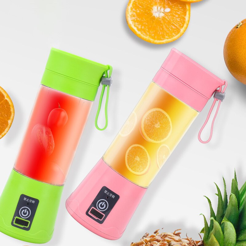 Portable USB Juicer Mini Blender Electric Juicer Machine Fruit Blender Mini Food Processor Personal Lemon Squeezer Juice Maker