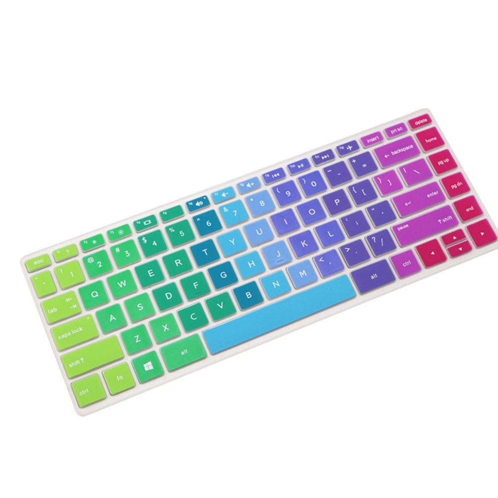 For HP Keyboard Cover Protector Pavilion X360 14-cd0213nb cd0021tx 14" series 14-cd 14-cd0003ne 14-cd0002ne Laptop 14-cd000 B5S7: Rainbow colors