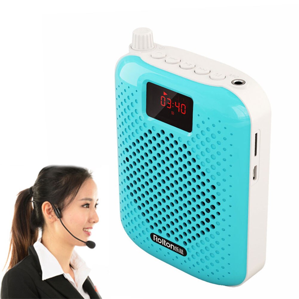 Allenatori cablati ricarica USB altoparlante Bluetooth accoppiamento automatico pratico microfono portatile super potenza amplificatore vocale insegnamento