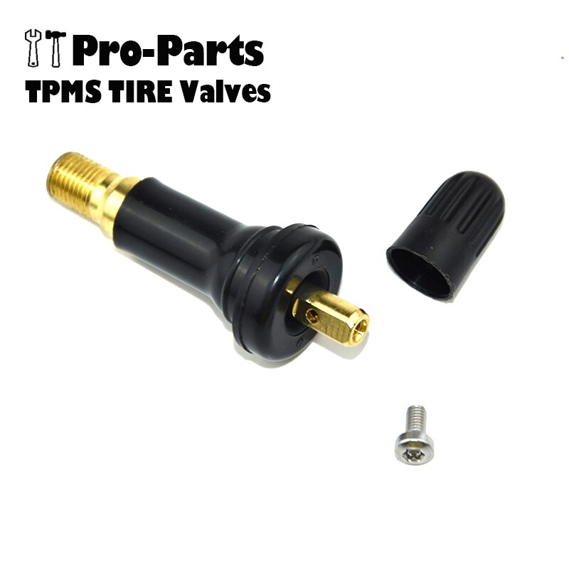 4Pcs TPMS-01 Replacement Rubber Wheel Rim TPMS Tire Pressure Monitoring System Tire Valve Stems for Buick Chevrolet GMC Cadillac