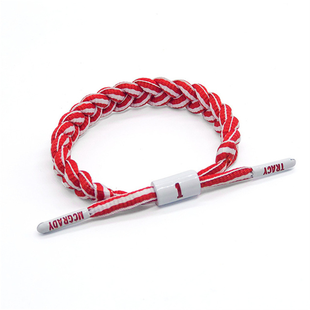 Basketball Player Number Braided Rope Bracelet Baseball Football Volleyball Sport Bangles for Men Adjustable Wristbands: Gold-color