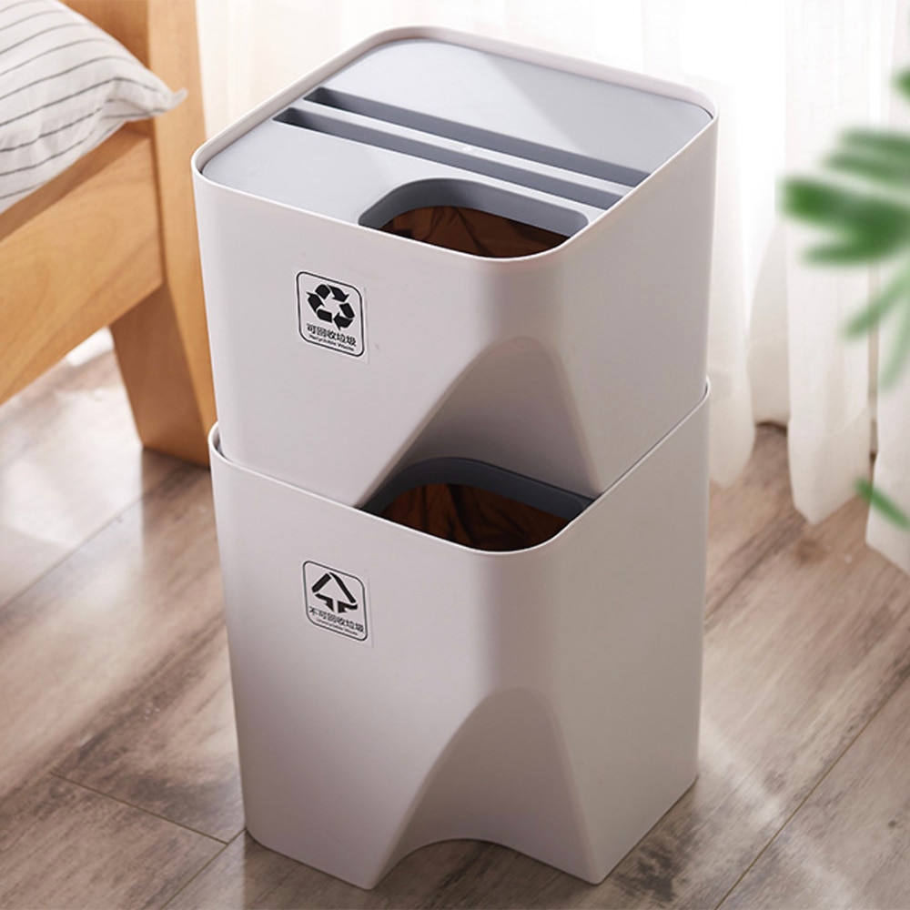 Keuken Prullenbak Prullenbak Gestapeld Sorteren Nul Afval Papelera Compost Vuilnisbak Vuilnisbak Barthroom