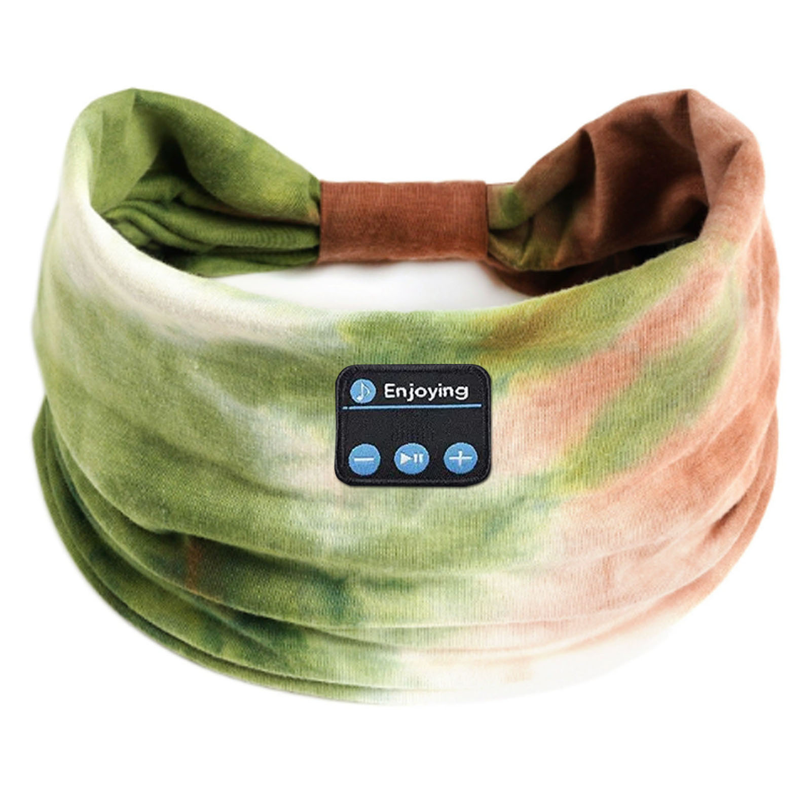 Bluetooth-Kopfhörer, Sport, Schlafen, Stirnband, elastisch, kabellose Kopfhörer, Musik, Augenmaske, kabelloses Headset, Boho-Stirnband, Yoga, Arbeit: Silber