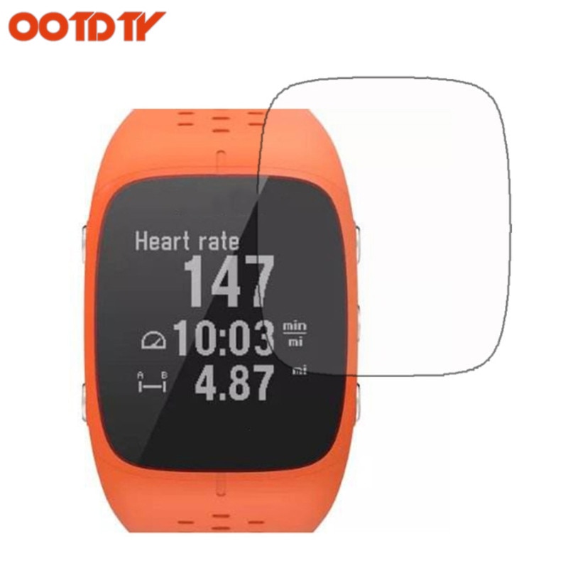 OOTDTY 3 stks/set Anti-Kras Clear LCD Screen Protector Guard Cover Film Voor Polar M430 Sport Smart Horloge