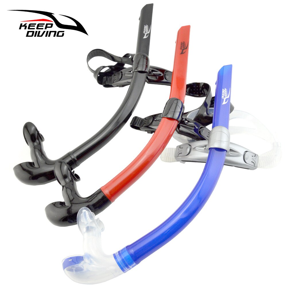 KEEP DIVING Swim Tube Scuba Diving Snorkel with Silicone Mouthpiece One-Way Purge Valve