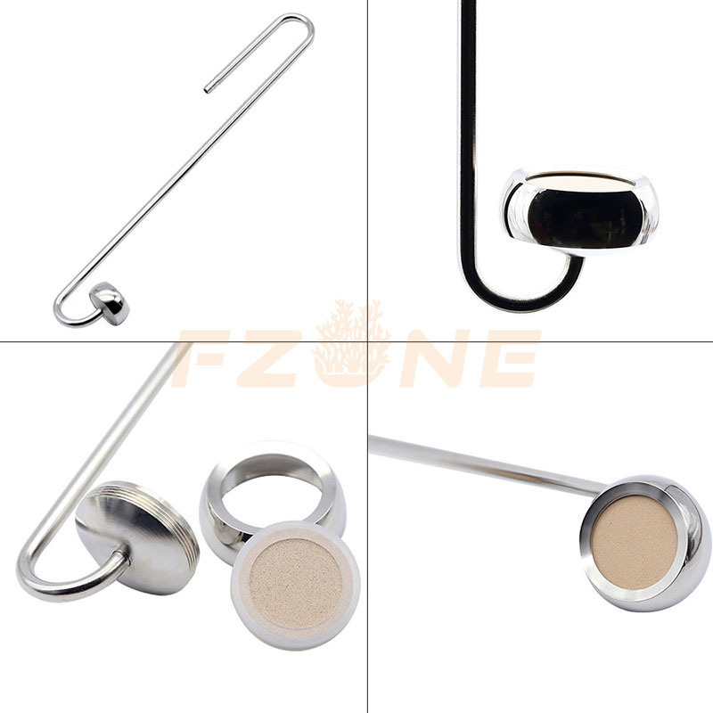 ZERONE Raffineur de CO2 Aquarium Co2 Atomiseur Diffuseur Transparent