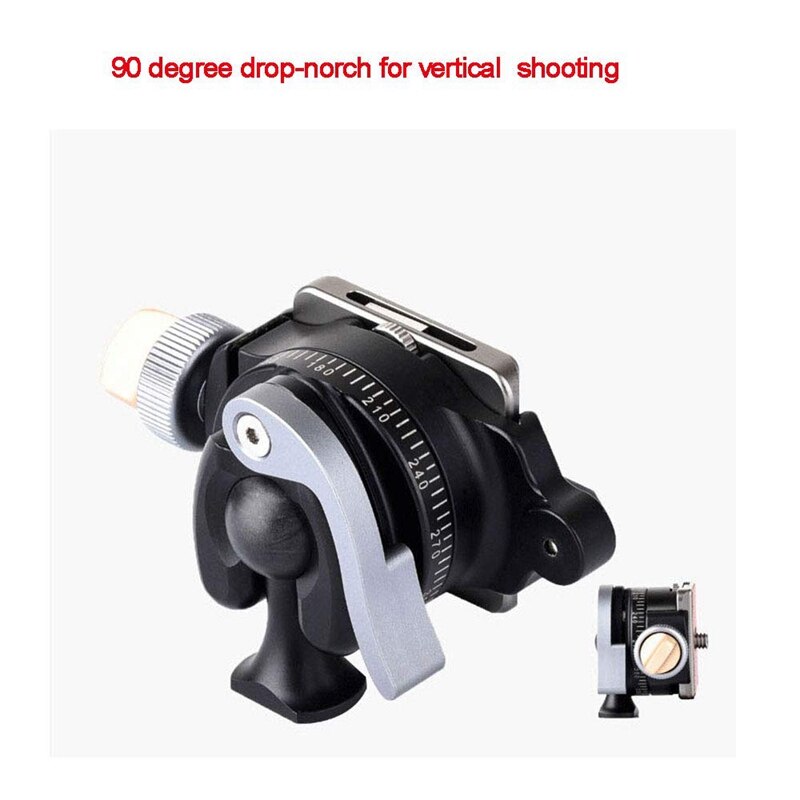 MBP-19 Camera Tripod Head Mini Panoramic Ball Head Camera Tripod Mount for Tripod/Camera/Cell Phone/Light Stand