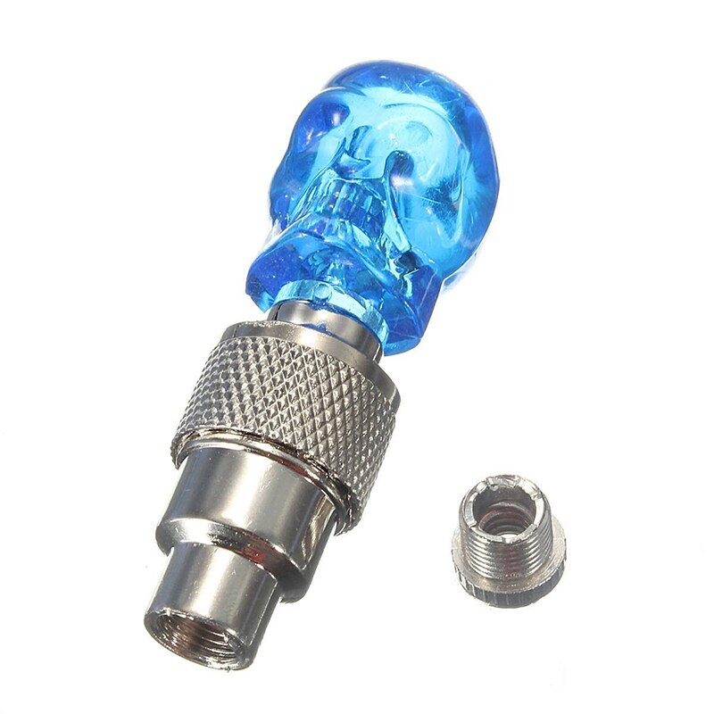 2X Ventil Kappe Rad Reifen LED Licht Lampe für Motorrad Fahrrad Auto, Blau
