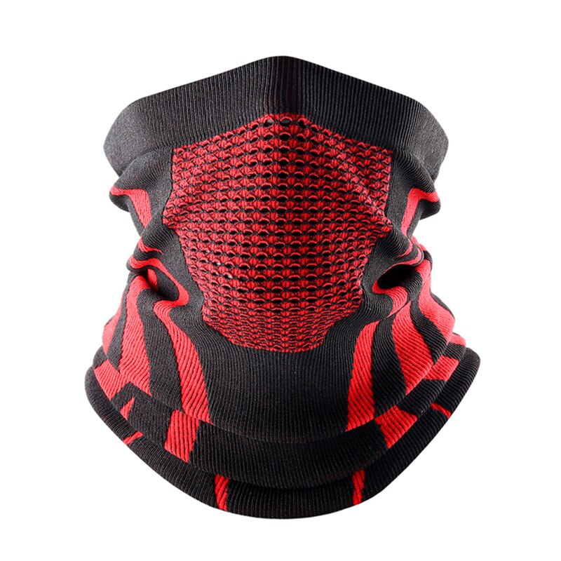Winter Thermal Face Bandana Mask Cover Neck Warmer Gaiter Bicycle Cycling Ski Tube Scarf Hiking Breathable Masks Print Women Men: E