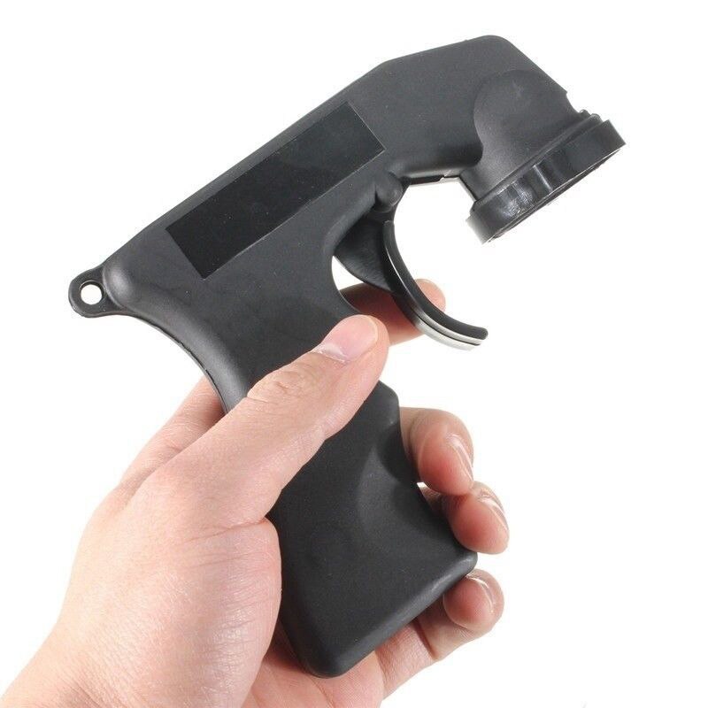 Spray Adapter Aerosol Nozzle Handle With Full Grip Trigger Lock Collar Car Repair Paint Care