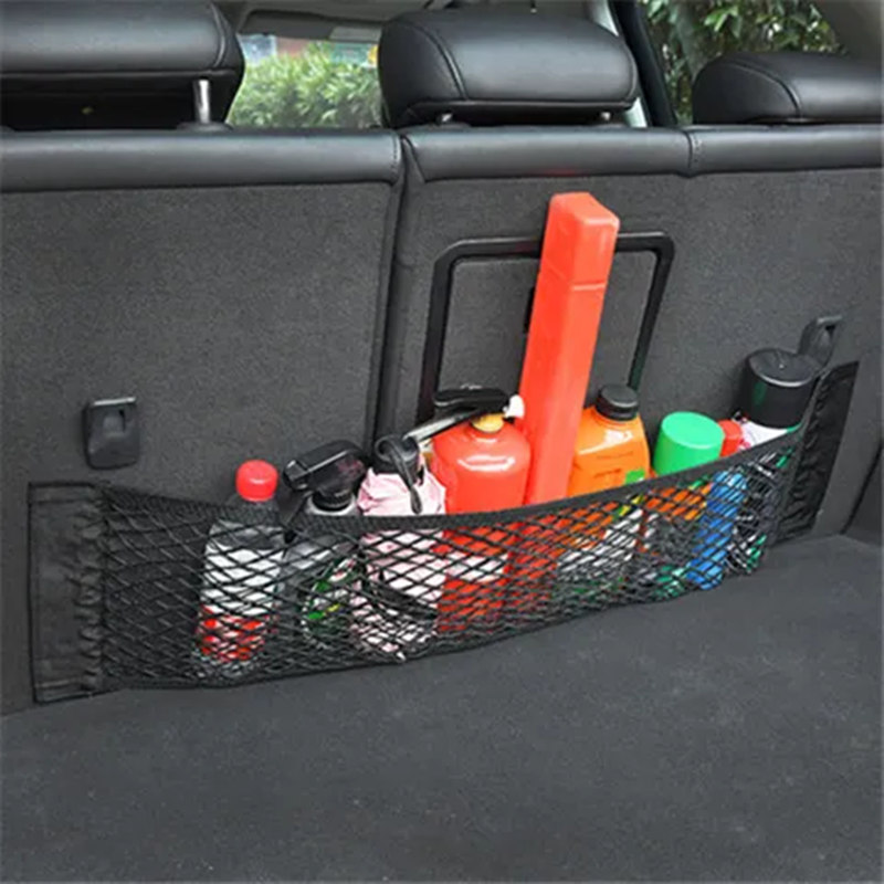 Para Toyota Corolla Camry Rav4 Chr Avensis Yaris Auris Prius 40 asiento de maletero de coche almacenamiento elástico organizador de carga accesorio de red