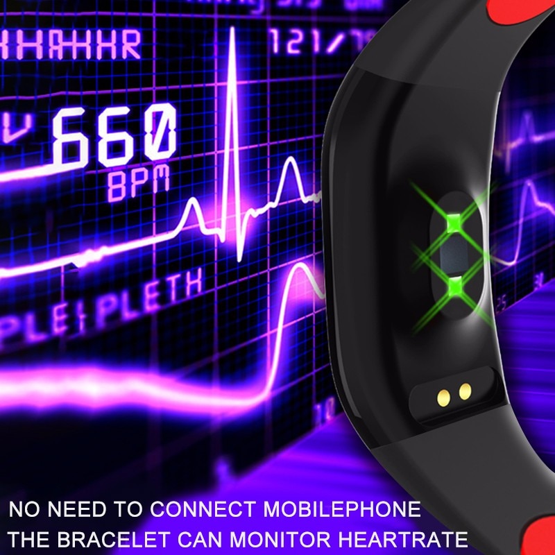 GPS Fitness Tracker Mit Blutdruck Messung Armbinde Gesundheit Cardio Sport Herz Bewertung Blut Pedometer Clever Armbinde