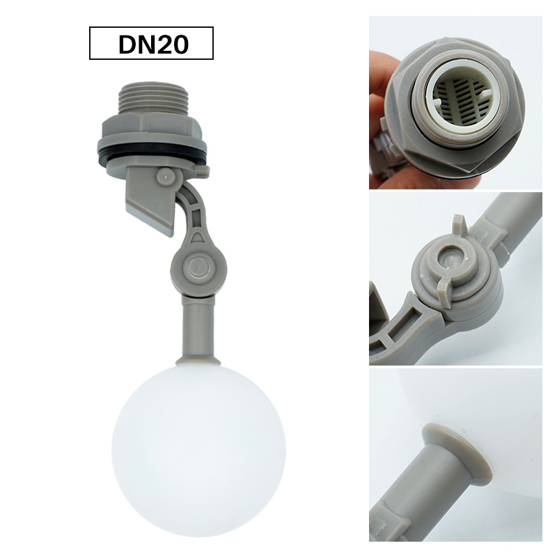 1/2'' 3/4'' Water Control Float Valve Adjustable Float Ball Valve Water Control Switch For Water Tower Water Tank: black