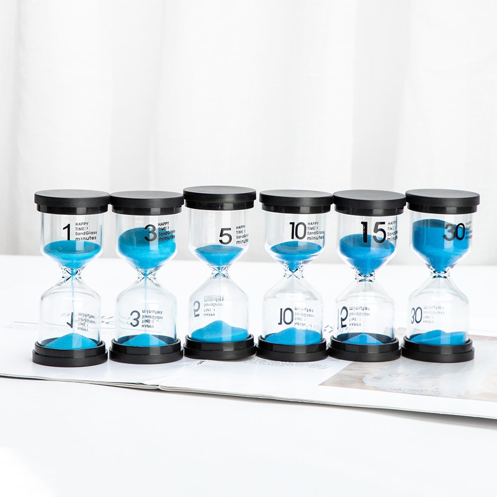 Hourglass 1/3/5/10/15/30 Minutes Timer 60 Minute Sand Watch Clock One Hour 45 Mins Timer Home Decoration Accessories