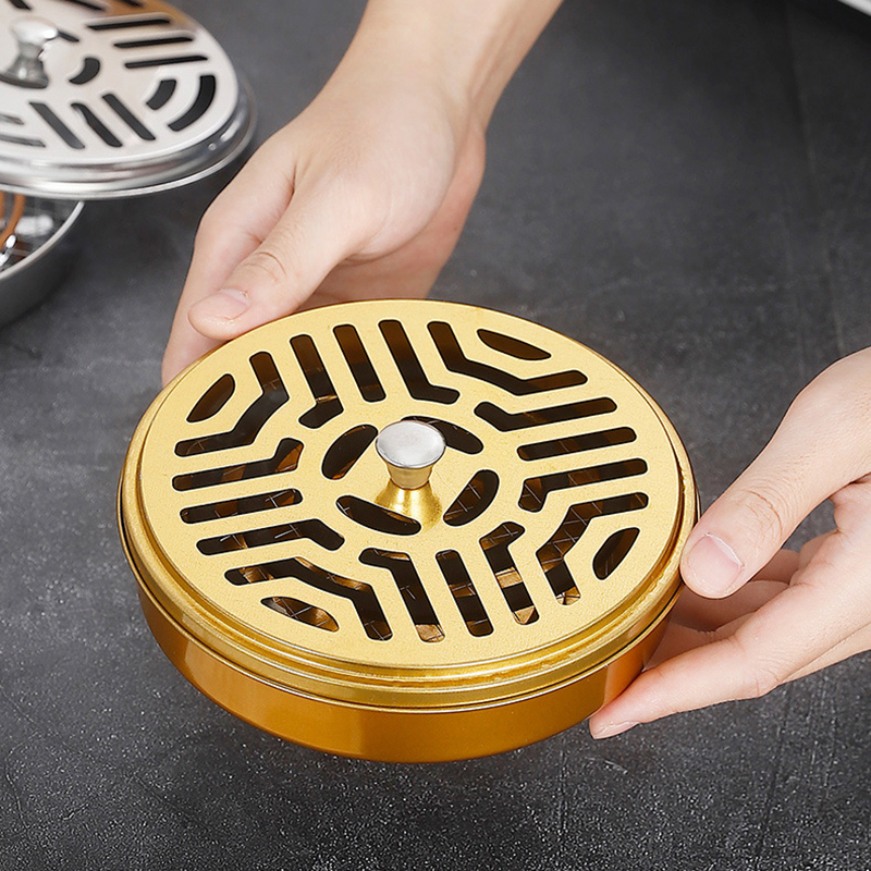 Mosquito Coil Tray Portable Mosquito Coils Holder Summer Outdoor Camping Indoor Home Hotel Insect Anti-Mosquito Repellent Tools
