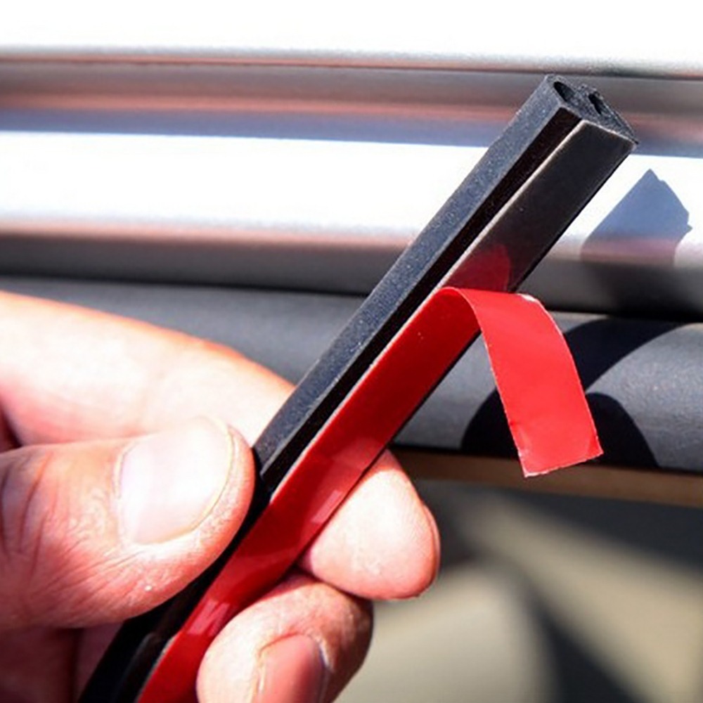 4 Meter B Vorm Auto Deur Afdichting Strip Geluidsisolatie Voor De Auto B Type 3M Deur Afdichting Strips auto Rubber Afdichtingen