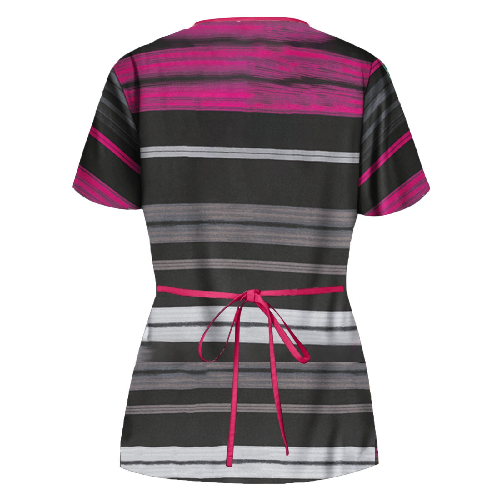 Sales Nurse Uniform Women Short Sleeve Neck Tops Working Uniform Blouse Nurses Uniform Scrubs Top Медицинская Одежда FFT