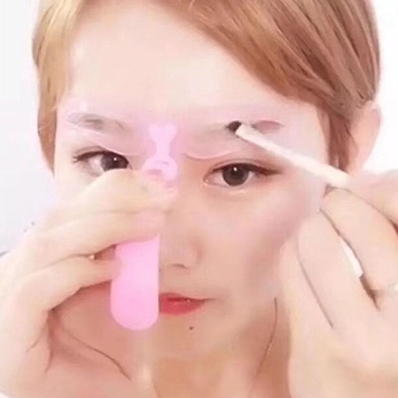 Bellylady Creatieve Wenkbrauw Stencil Populaire Eye Brow Shaper Vrouwen Lady Wenkbrauw Shaper Koreaanse Make Kit Tool