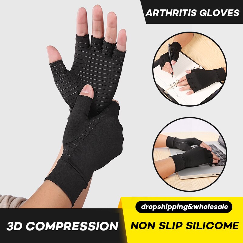 Håndgigt handsker terapeutisk kompression unisex cirkulation greb gigt handsker sport håndflade beskytte håndledsstøtte