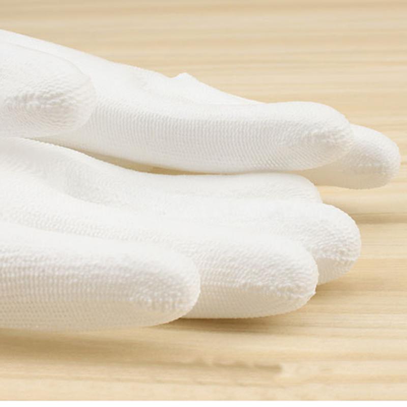 1 paire Antistatique Antidérapant Gants PU Ordinateur Réparation ESD Travailleur Électronique Nitted Antistatique Gant Pour Ordinateur PC Réparation De Téléphone