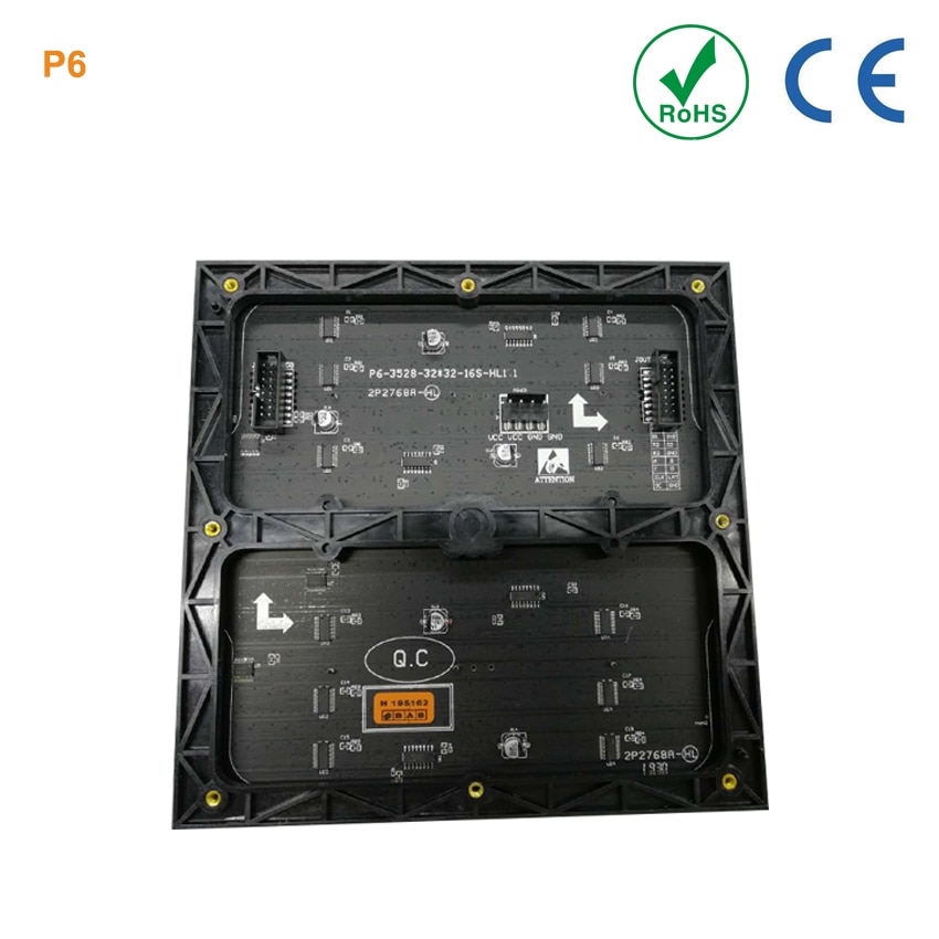 P6 SMD3528 Rgb Led Module 192*192Mm Indoor Hd Podium Led Display Screen 32*32 Pixel awesome Matrix Led Teken Auto P2 P3 P6