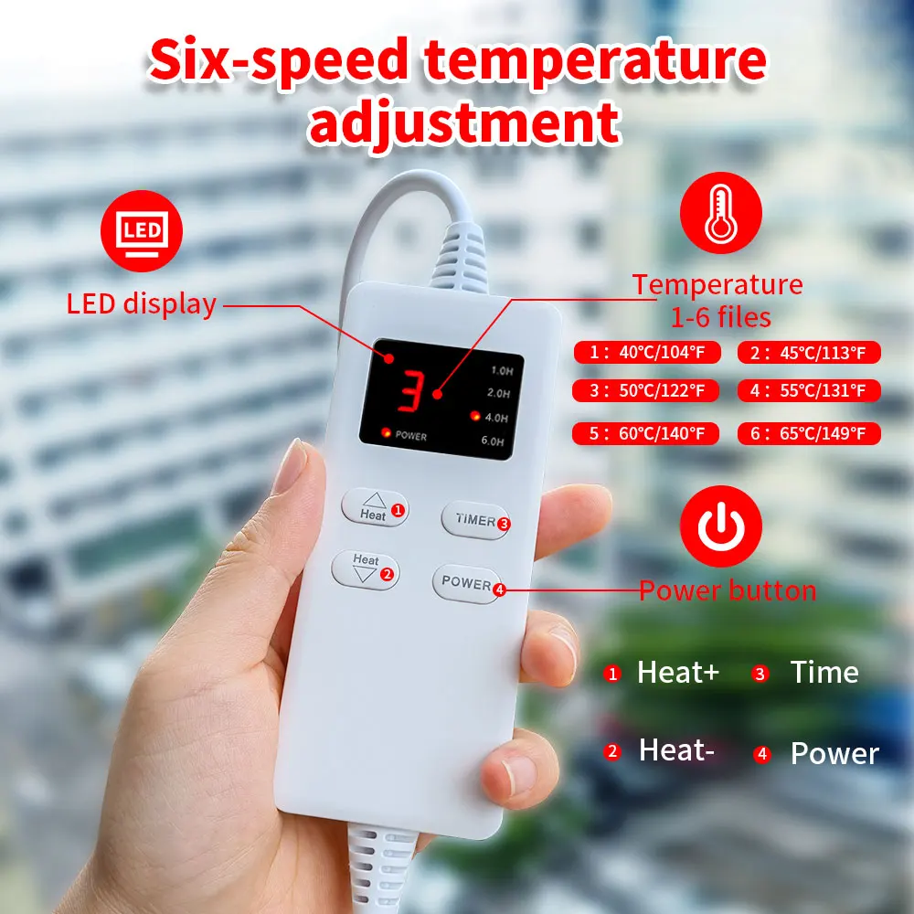 75W Draagbare Zachte Synthetische Thuis Verwarming Wol Liner Cover Wasbare Elektrische Voet Warmer Verwarmde Booties 100V-240V Voor Kantoor