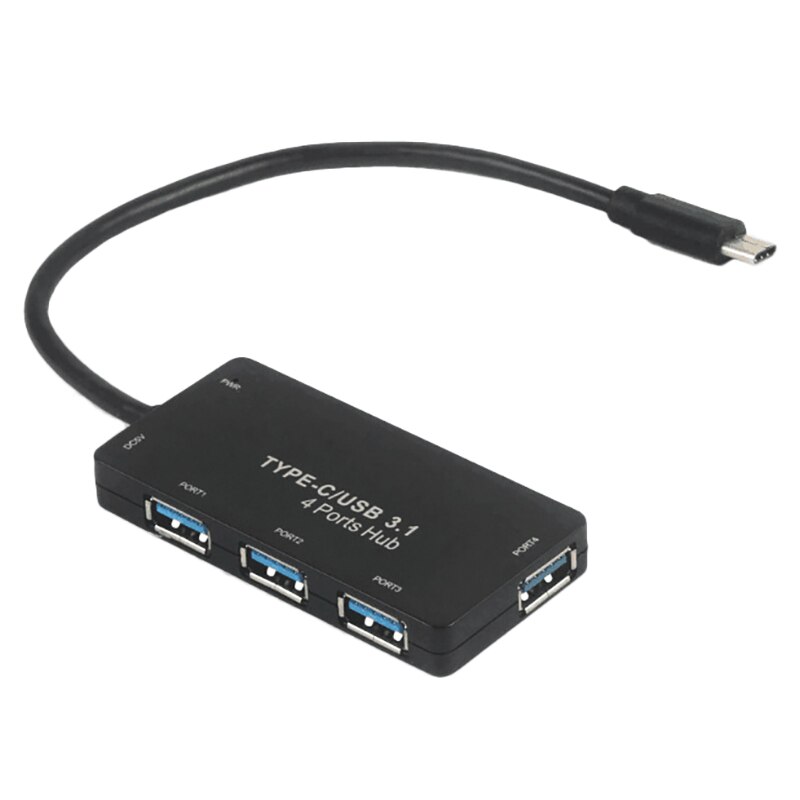 Usb-hub dockingstation type-c  to 3 x usb 3.0 3- poorts usb-c-hub voor laptop-pc
