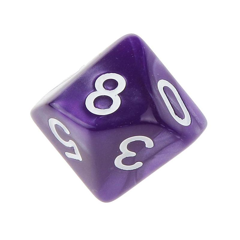 Dados de 12 caras D12, dados poliédricos para familiar, juego de rol, Club D & D, accesorios de acrílico, juego de Pub, E3A0, 10 Uds.