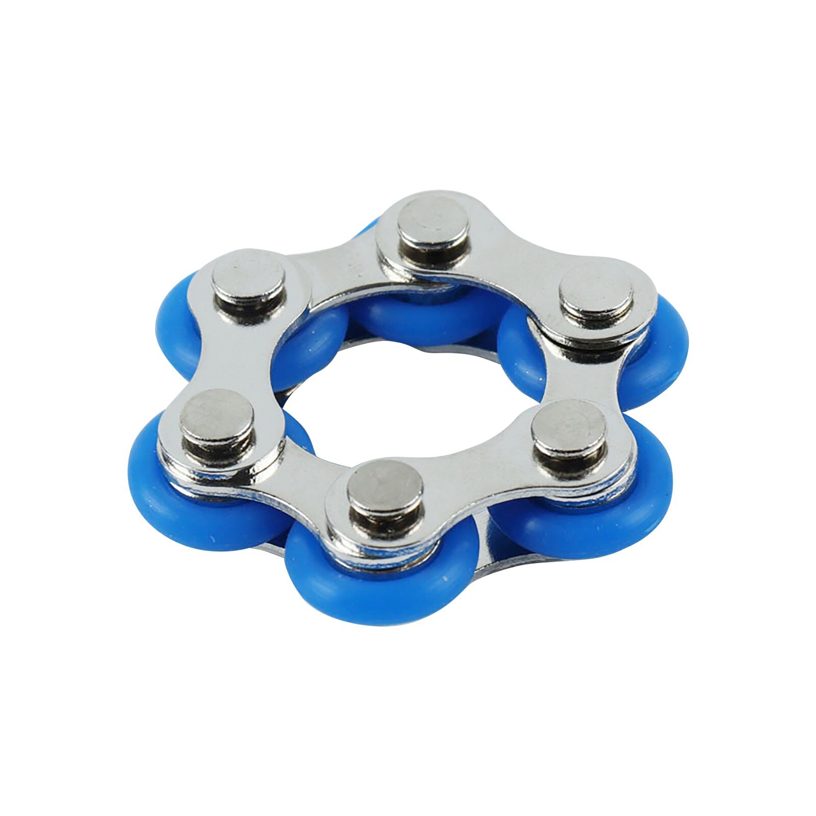 Fidget Speelgoed Creatieve Fietsketting Stress Relief Speelgoed Autisme Stress En Angst Relief Speelgoed Stress Decompressie Grappig: Blue 