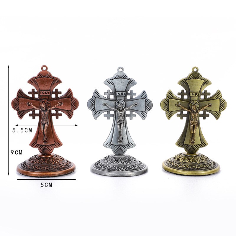 Jesus Cross Metalen Orthodoxe Pictogrammen Woondecoratie Jezus Christus Ambachten Home Decoratie Cross
