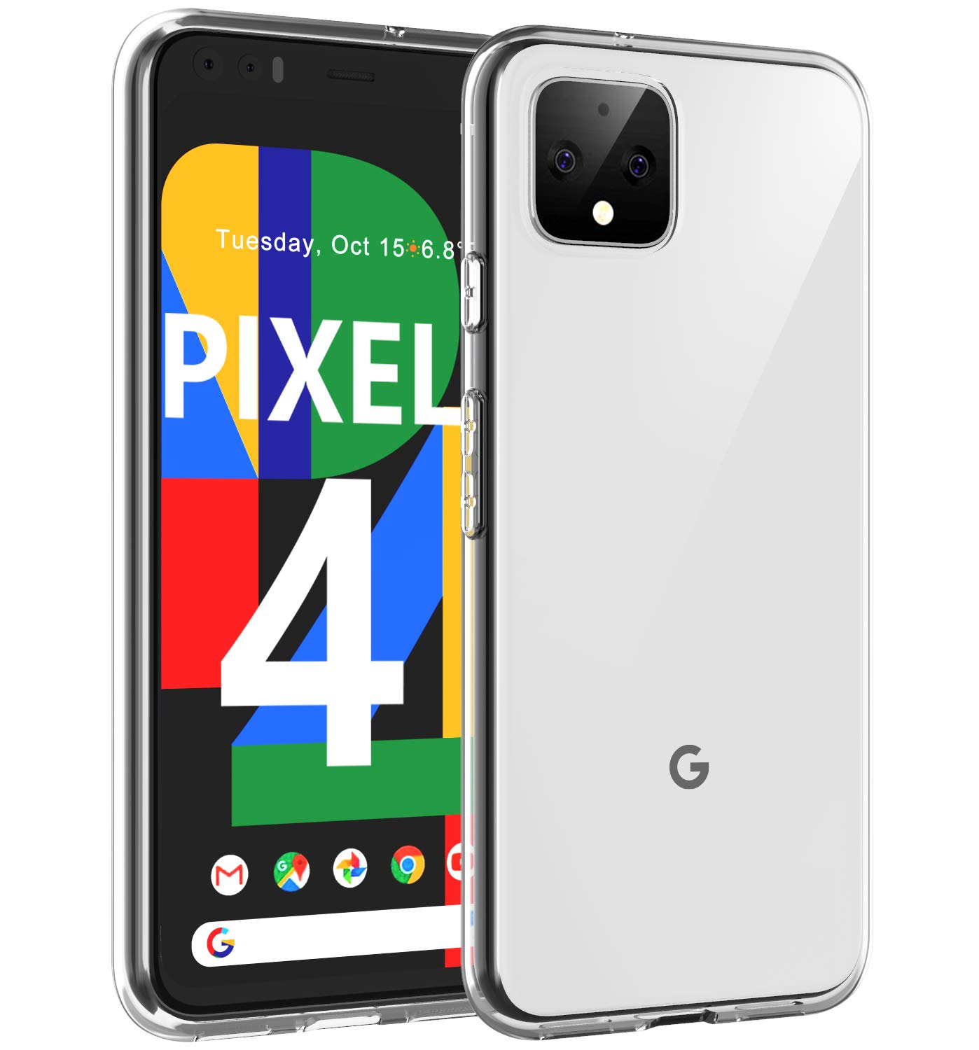 Zachte Transparante Tpu Siliconen Case Voor Google Pixel 4 XL 4XL Telefoon Achterkant 6.26 inch Case Voor Google Pixel4 XL Telefoon Case