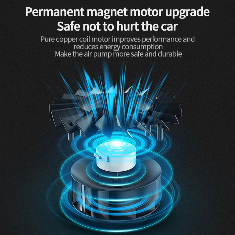 AOZBZ 12 V Portable Car Tire Pump Air Compressor Pump Tire Inflator Electric Air Compressor Auto Pump Upgraded Tire Inflator