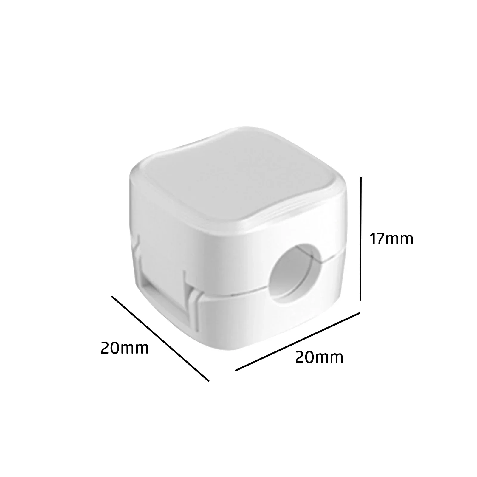 24/6PCS Magnetic Cable Organiser Clips Cable Management Wire Manager Cord Holder Charging Cable Winder Wall Mounted Hook