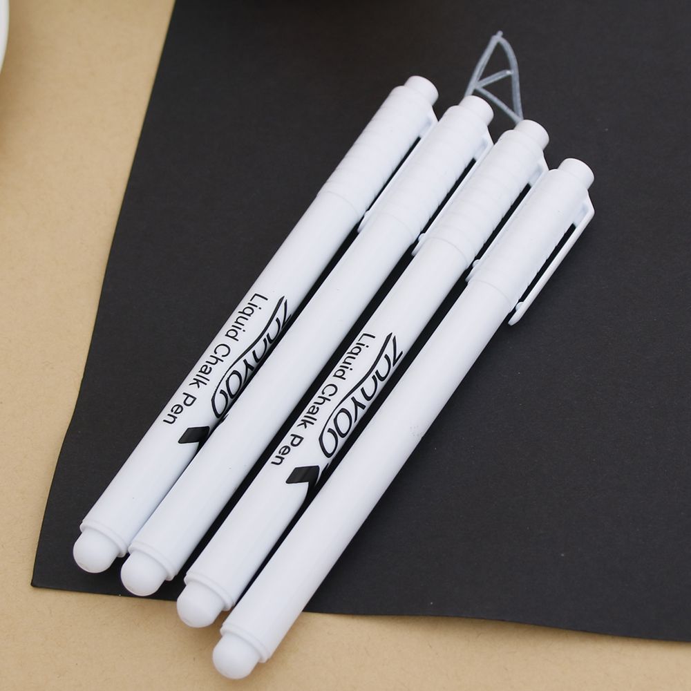 Witte Vloeistof Krijt Pen Marker Voor Ramen Schoolbord Schoolbord Comfortabel Voelen Glad Schrijven Voor Schoolbord