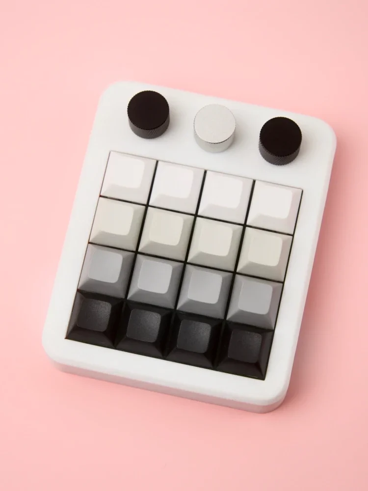 Mir  t16 numerisk tastatur brugerdefineret kablet mini-tastatur makrogenvejstastatur rgb-taster pbt-udskiftelige kontorspiltastaturer