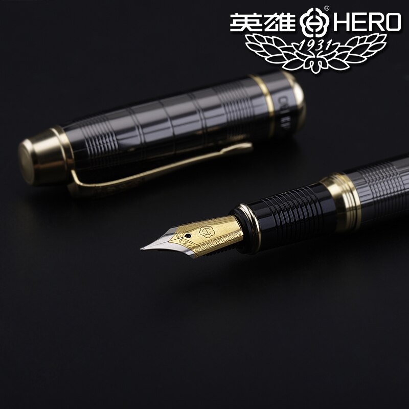 Hero vulpennen authentieke metalen pen met 953 regels