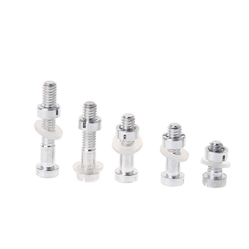 5Pcs M2.5 Screws Bolt Nut Washers Set Turntable Headshell Cartridge Stylus Mounting Vinyl LP Record Player: Default Title