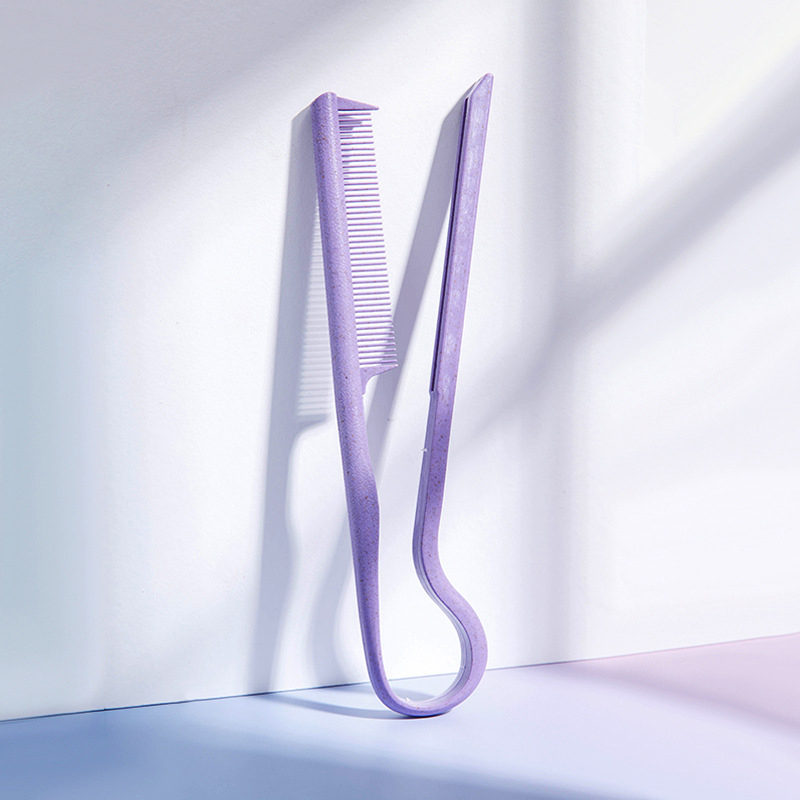 Peigne à Lisser Antistatique Type V - Pour Démêler Et Lisser Les Cheveux Sans électricité Statique