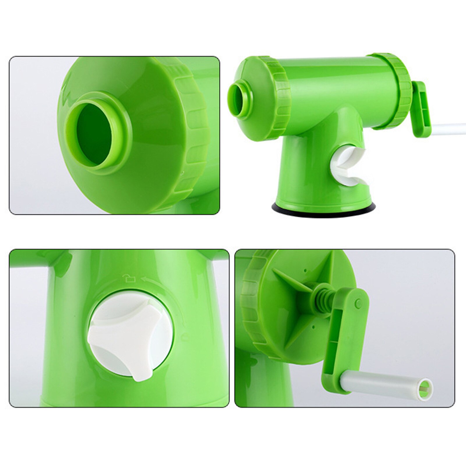 Manual Sausage Meat Fillers Machine for Sausage Meat Stuffer Filler Hand Operated Sausage Machines Food Maker Funnel Nozzle