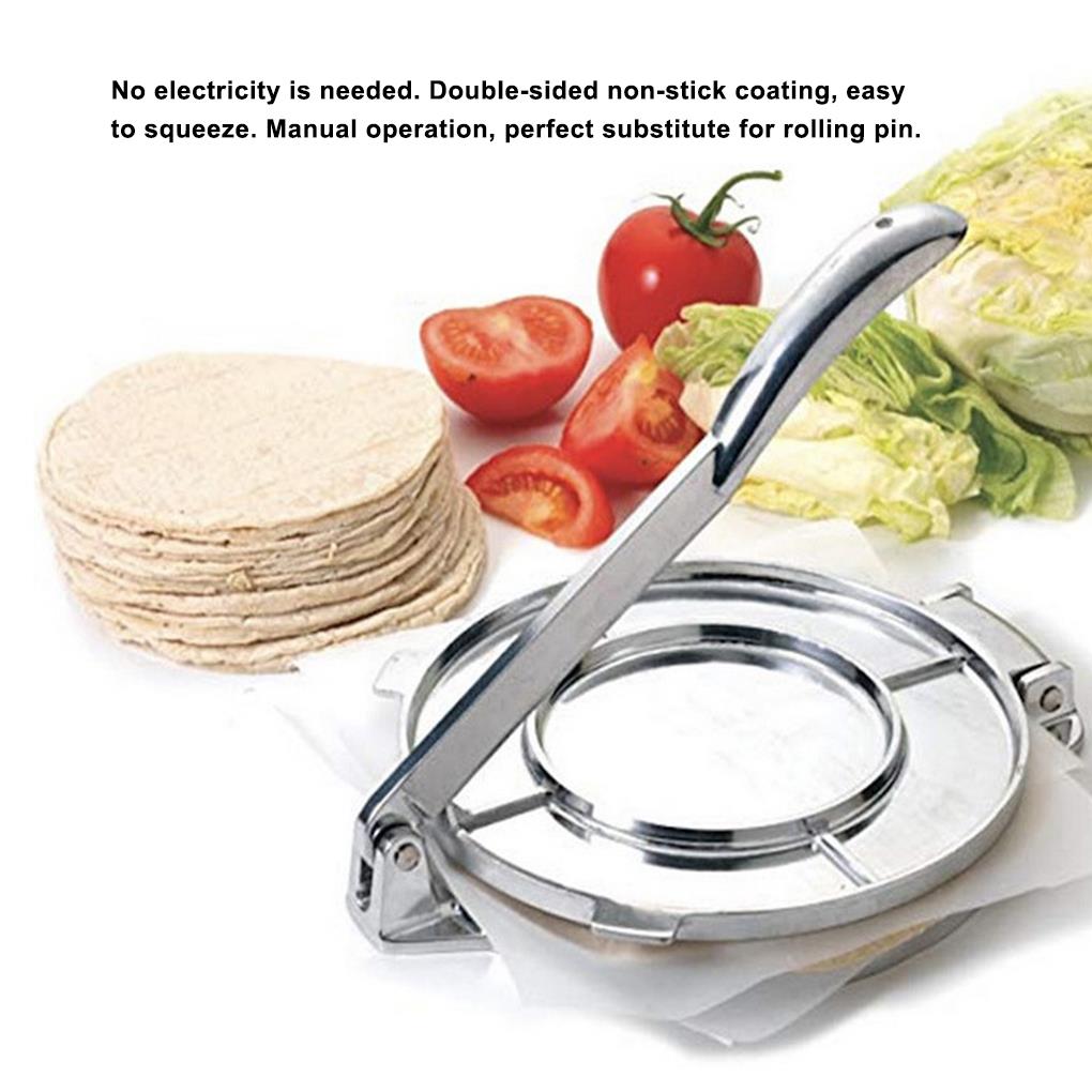 16/20cm Aluminium Mold Home Kitchen Restaurant Bakeware Tool Dining Press With Handle Foldable Tortilla Maker Easy Clean Mexico