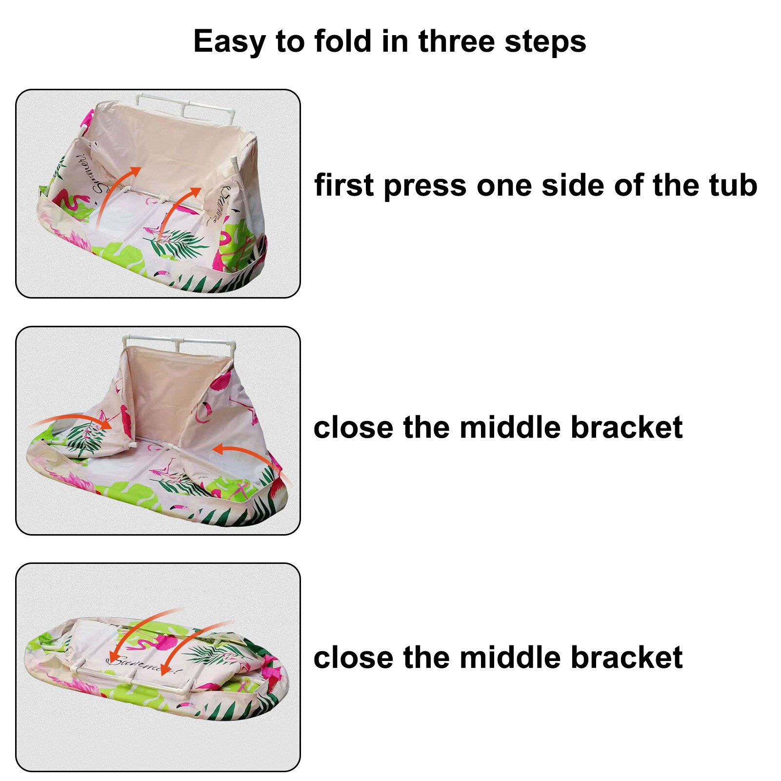 Bañera plegable Universal para adultos, bañera grande de cuerpo completo de 115X60X51cm, sin necesidad de desmontar, para Spa