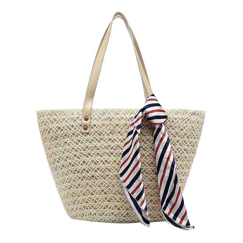 Bege lazer borla palha saco rattan feminino bolsa de ombro grande capacidade bolsa: Default Title