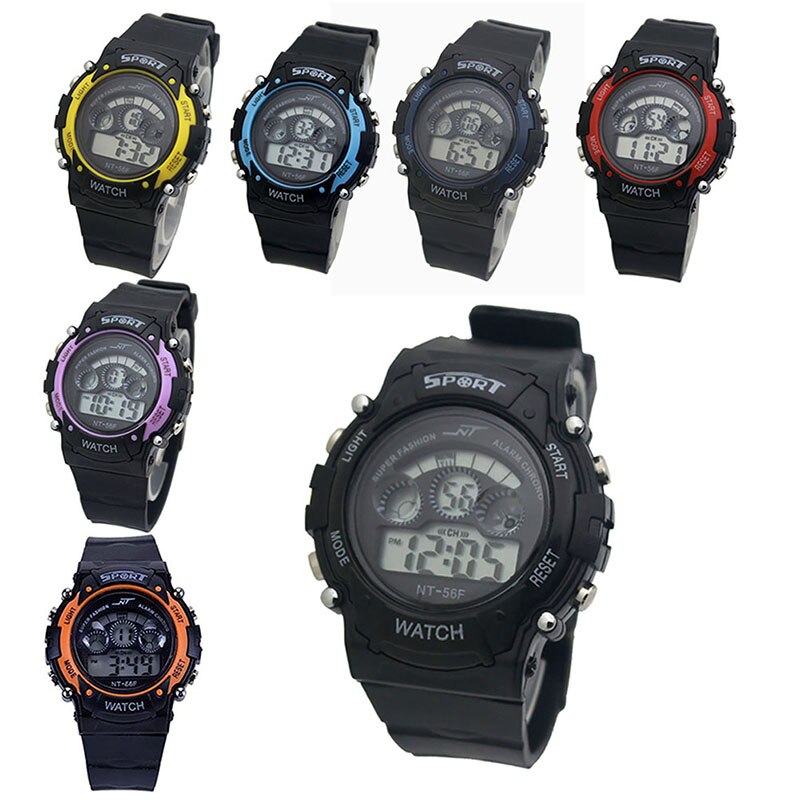 Kinderen Horloge Jongens Leven Waterdichte Digitale Led Horloges Sport Horloge Kinderen Alarm Datum Horloge Digitale Horloges