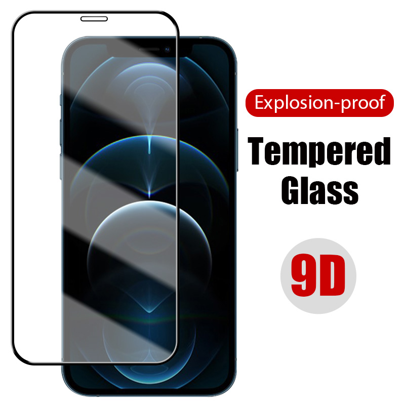 1PCS Tempered Glass for iPhone 12 11 Pro XR X XS Max Screen Protector for iPhone 12 Pro Max Mini 7 8 6 6S Plus 5S SE Glass