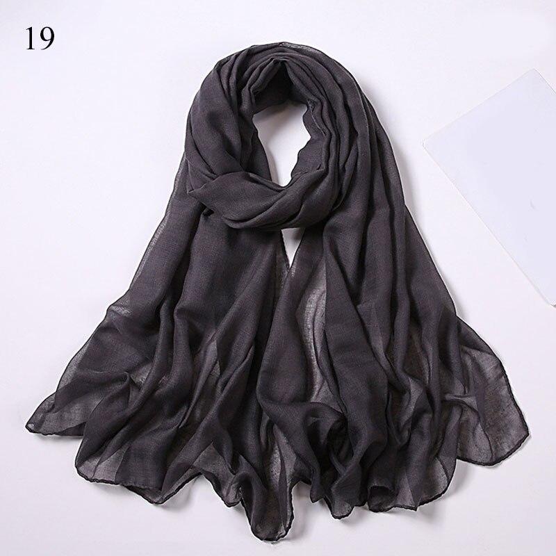 175*72cm Women Plain Chiffon Scarf Muslim hijab Scarf Solid Color head scarf muslim hijabs scarf shawls Islam shawls and wraps: Ivory