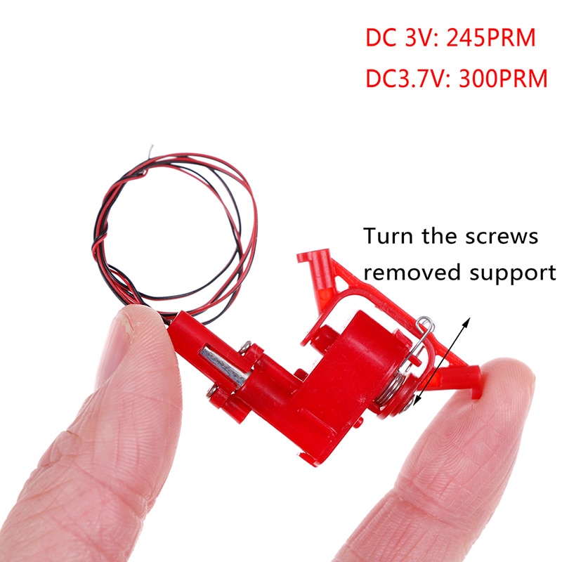 1pcs DC 3V 3.7V 245RPM 300RPM Micro Wormwiel Motor Mini Coreless DC Motor DIY speelgoed